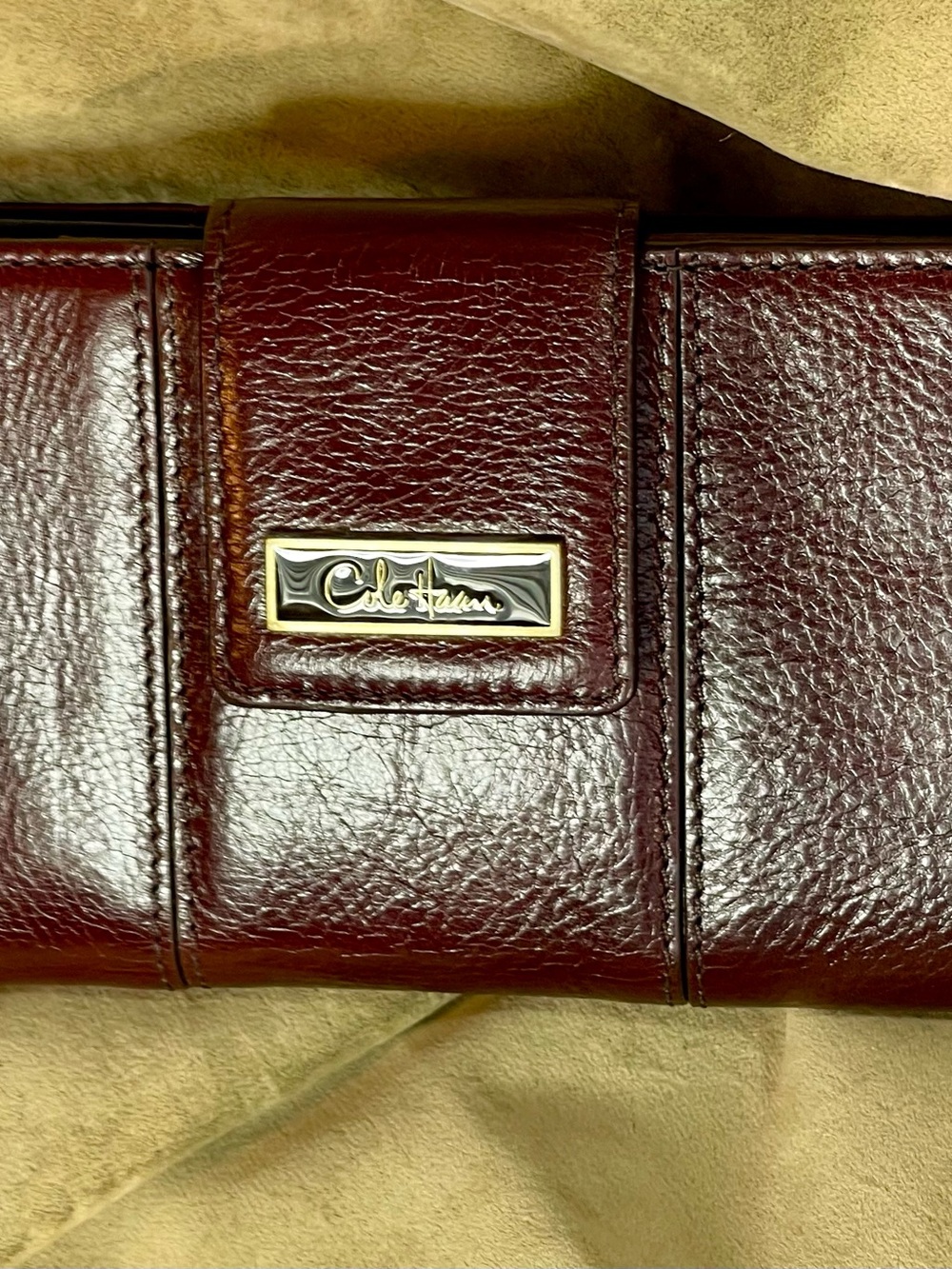 Cole Haan Chesnut Leather Wallet NWT